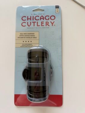 Chicago Cutlery Dual Stage Knife Sharpener with Fine and Coarse Sharpening - NIB
